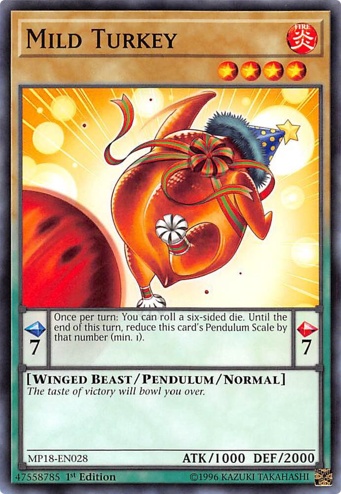 Mild Turkey MP18-EN028 card from 2018 Mega-Tins Mega Pack