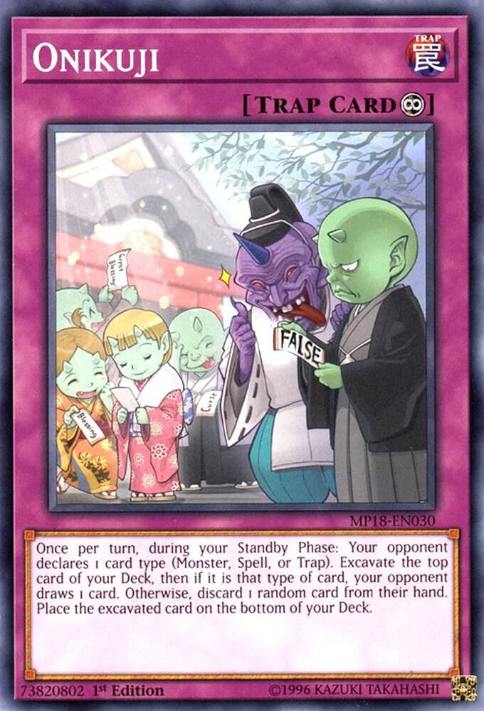 Onikuji MP18-EN030 card from 2018 Mega-Tins Mega Pack