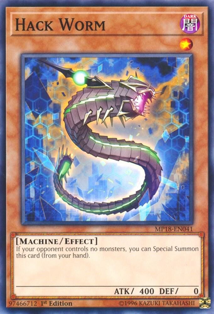 Hack Worm MP18-EN041 card from 2018 Mega-Tins Mega Pack