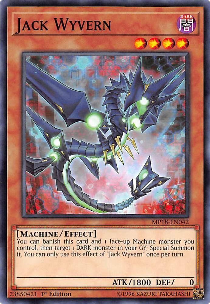 Jack Wyvern MP18-EN042 card from 2018 Mega-Tins Mega Pack
