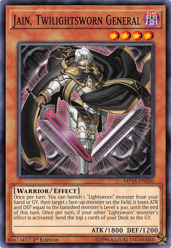 Jain, Twilightsworn General MP18-EN050 card from 2018 Mega-Tins Mega Pack