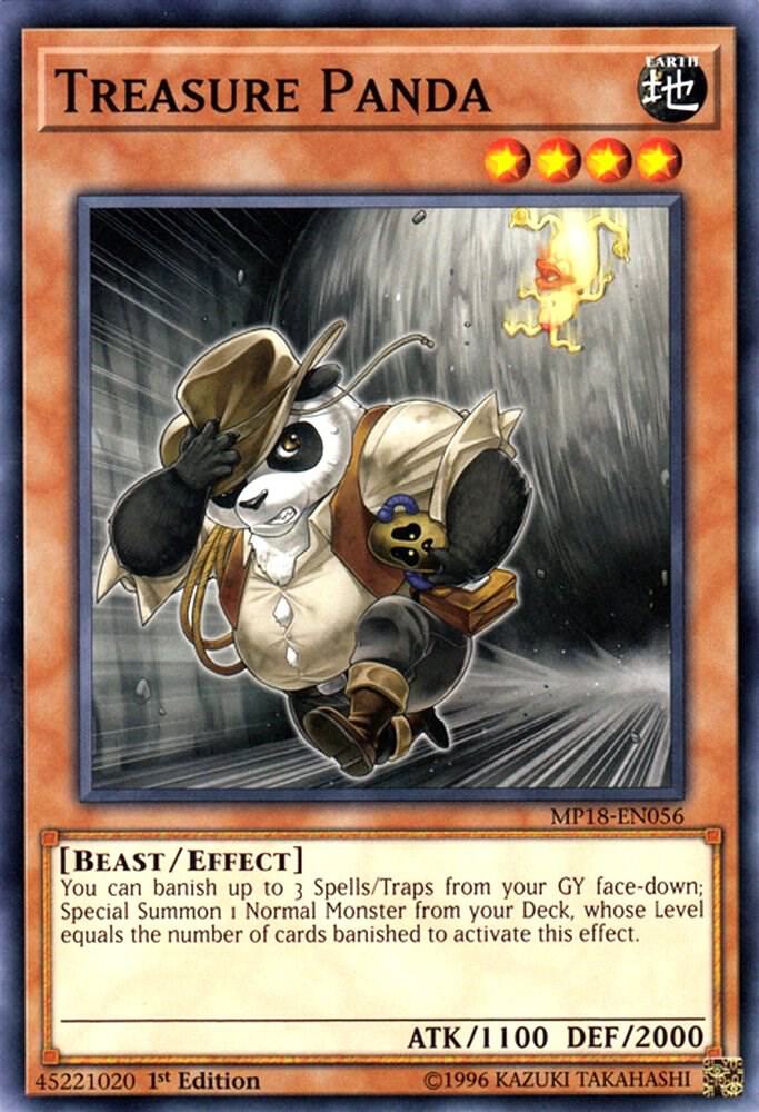 Treasure Panda MP18-EN056 card from 2018 Mega-Tins Mega Pack