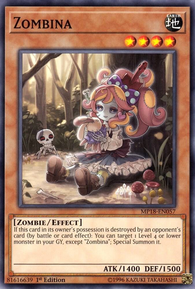Zombina MP18-EN057 card from 2018 Mega-Tins Mega Pack