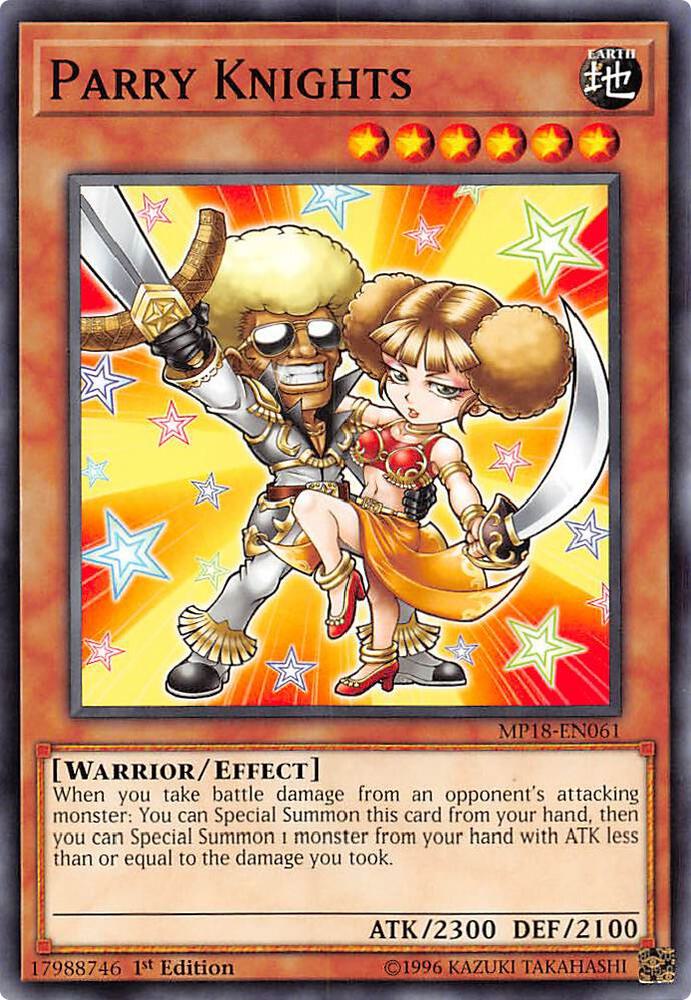 Parry Knights MP18-EN061 card from 2018 Mega-Tins Mega Pack