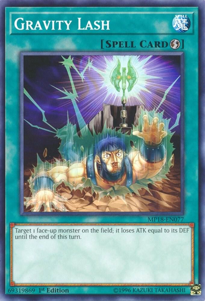 Gravity Lash MP18-EN077 card from 2018 Mega-Tins Mega Pack