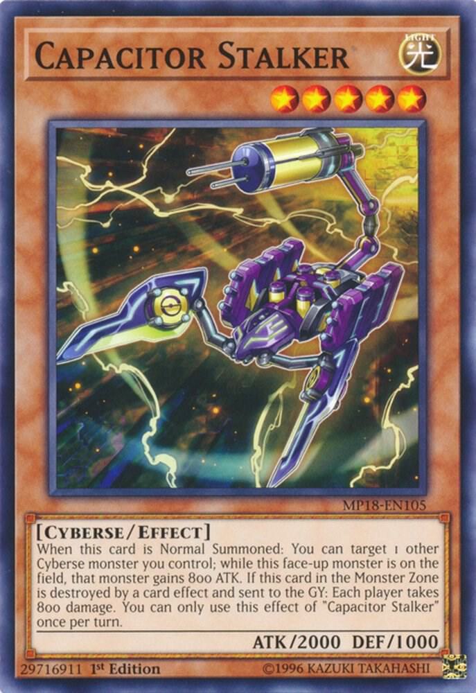 Capacitor Stalker MP18-EN105 card from 2018 Mega-Tins Mega Pack