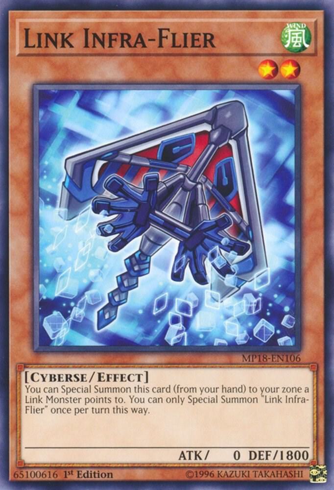 Link Infra-Flier MP18-EN106 card from 2018 Mega-Tins Mega Pack