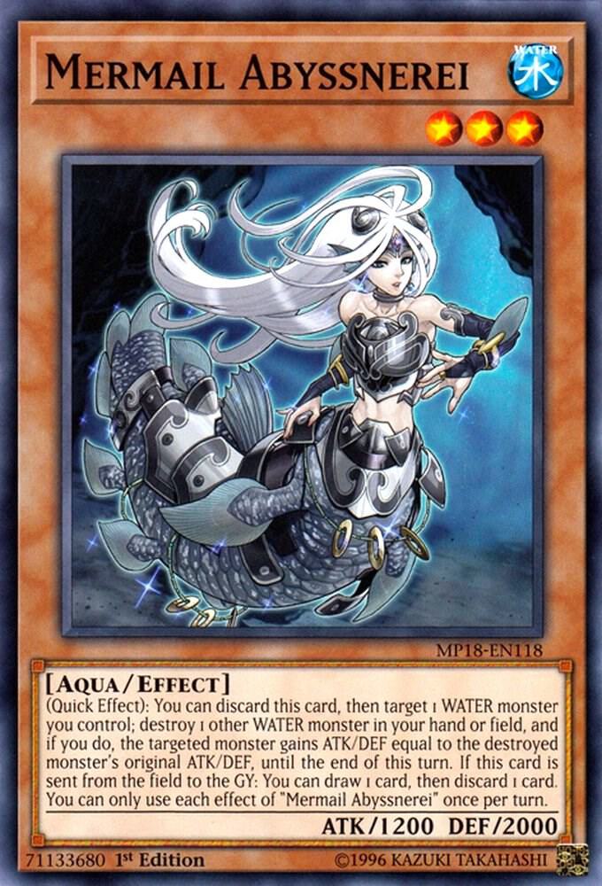 Mermail Abyssnerei MP18-EN118 card from 2018 Mega-Tins Mega Pack