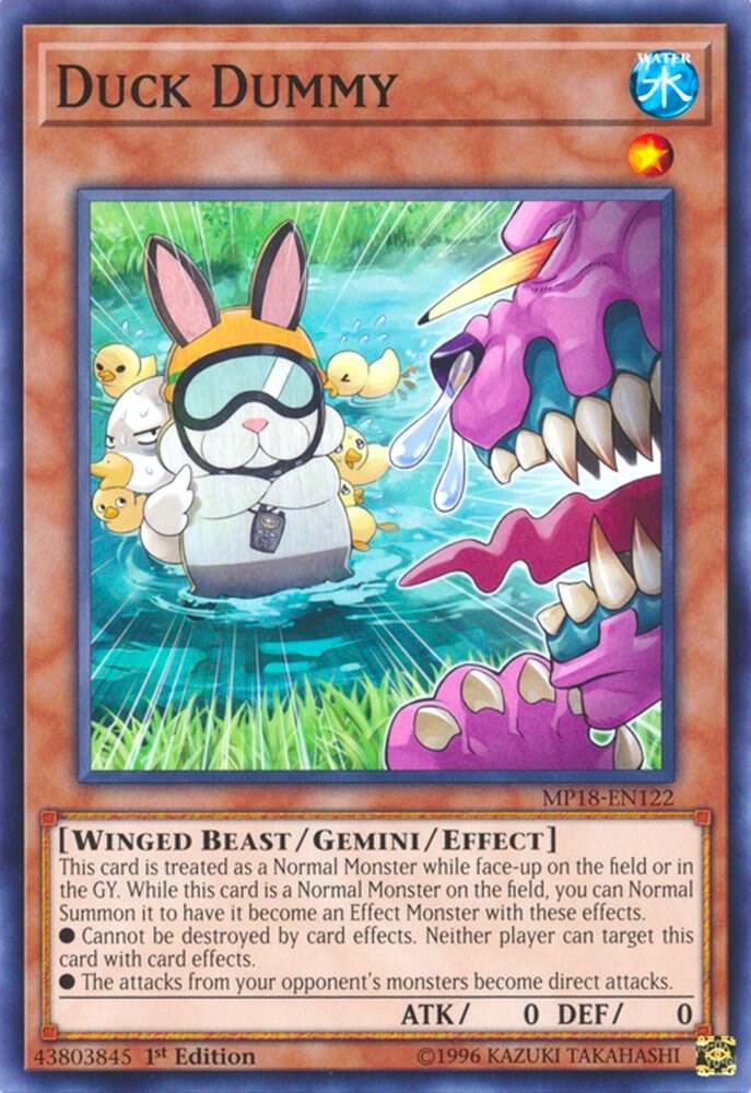 Duck Dummy MP18-EN122 card from 2018 Mega-Tins Mega Pack