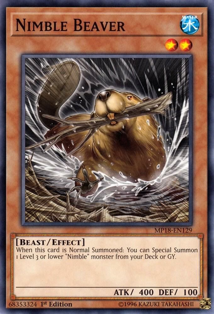 Nimble Beaver MP18-EN129 card from 2018 Mega-Tins Mega Pack