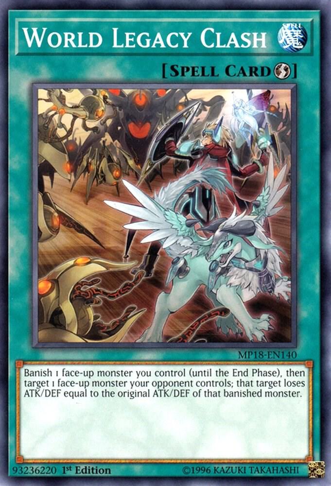 World Legacy Clash MP18-EN140 card from 2018 Mega-Tins Mega Pack