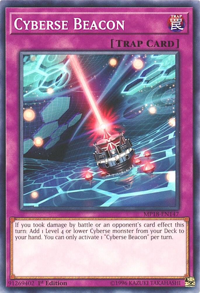Cyberse Beacon MP18-EN147 card from 2018 Mega-Tins Mega Pack