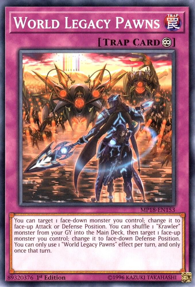 World Legacy Pawns MP18-EN153 card from 2018 Mega-Tins Mega Pack