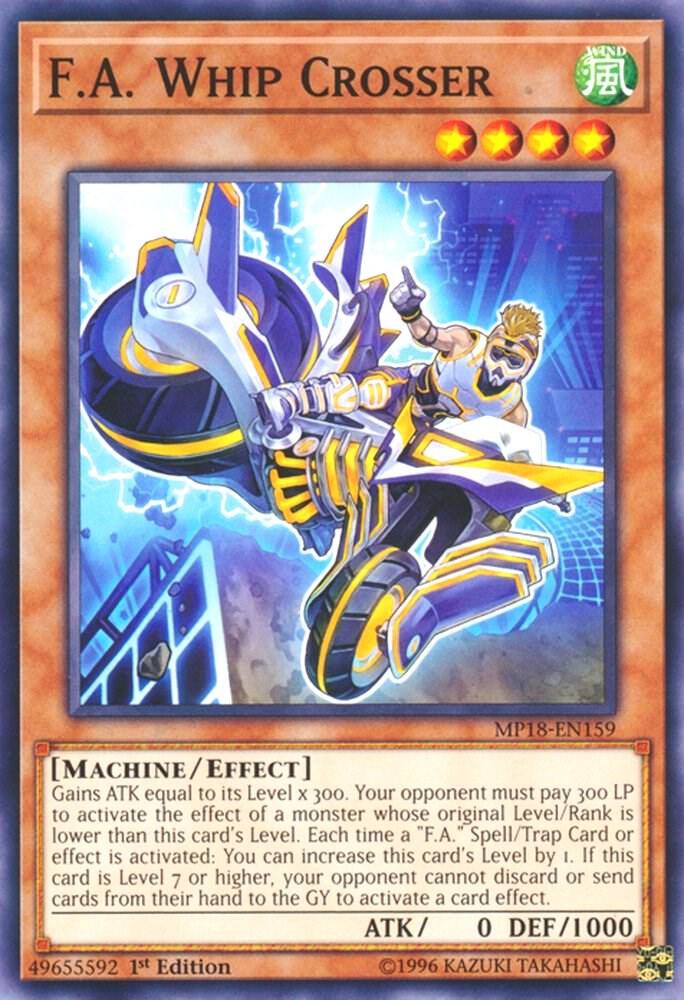 F.A. Whip Crosser MP18-EN159 card from 2018 Mega-Tins Mega Pack