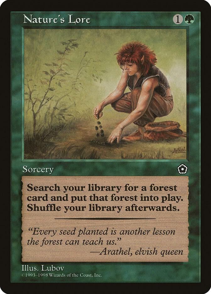 Nature's Lore card from Portal Second Age