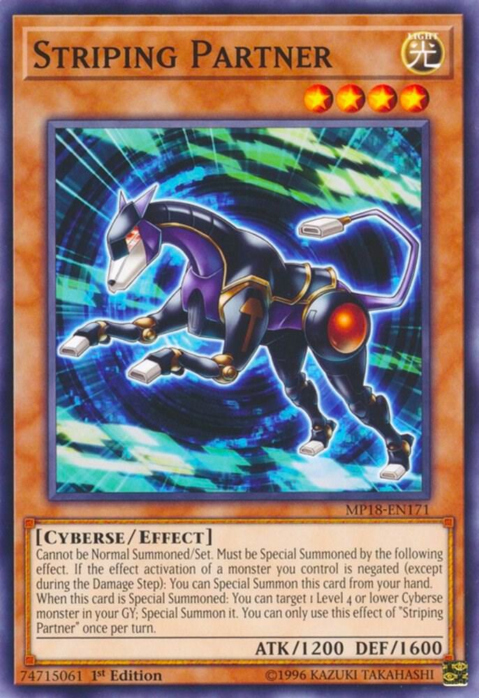 Striping Partner MP18-EN171 card from 2018 Mega-Tins Mega Pack