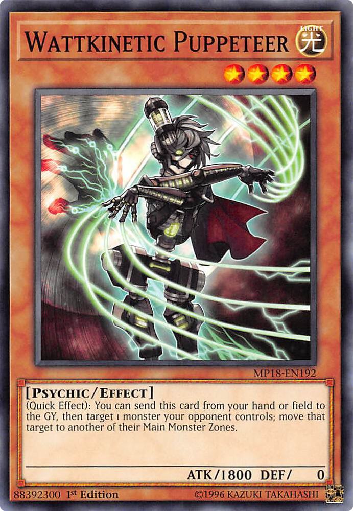 Wattkinetic Puppeteer MP18-EN192 card from 2018 Mega-Tins Mega Pack