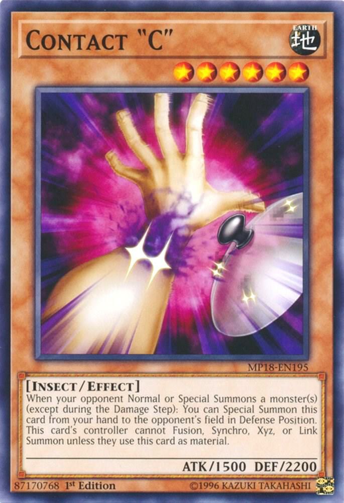Contact "C" MP18-EN195 card from 2018 Mega-Tins Mega Pack