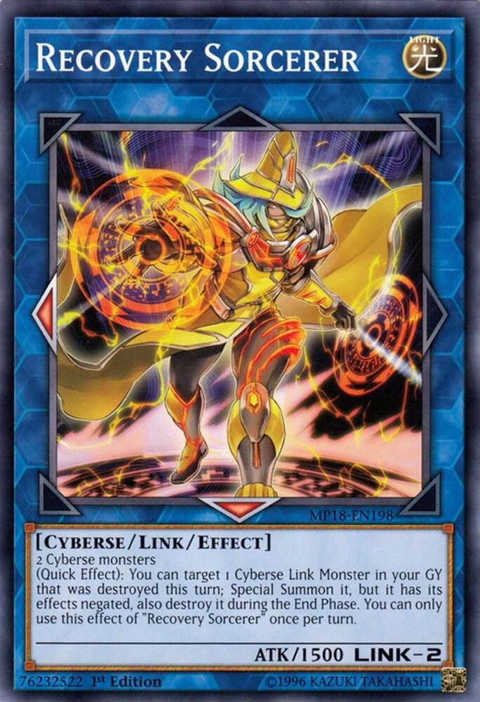 Recovery Sorcerer MP18-EN198 card from 2018 Mega-Tins Mega Pack