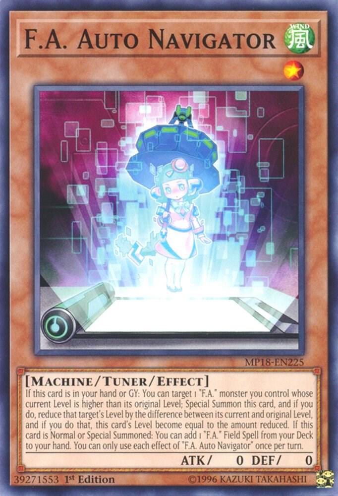 F.A. Auto Navigator MP18-EN225 card from 2018 Mega-Tins Mega Pack