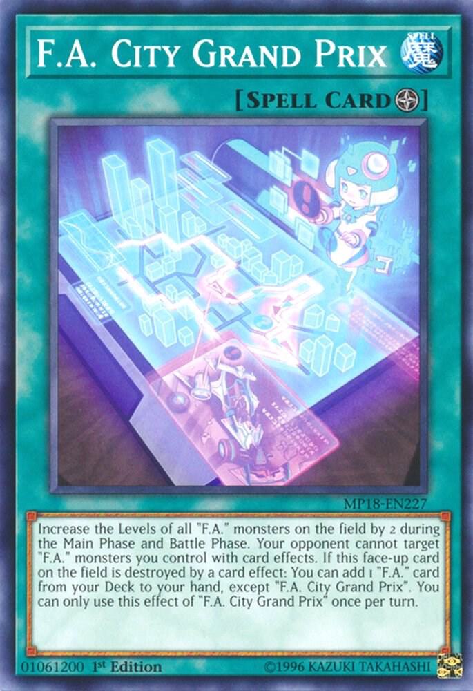 F.A. City Grand Prix MP18-EN227 card from 2018 Mega-Tins Mega Pack