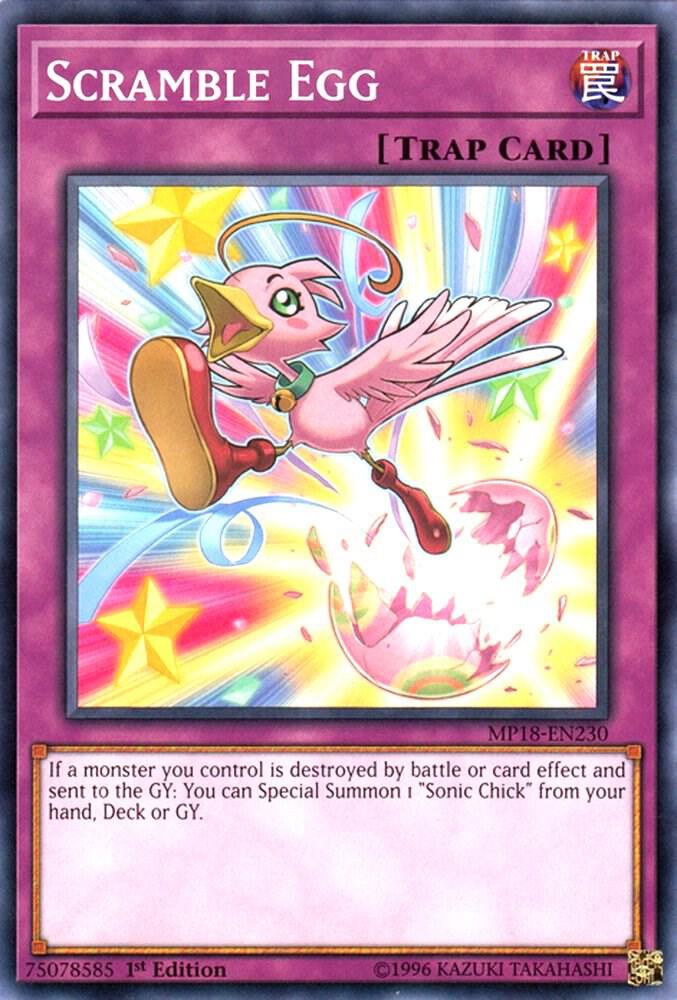 Scramble Egg MP18-EN230 card from 2018 Mega-Tins Mega Pack