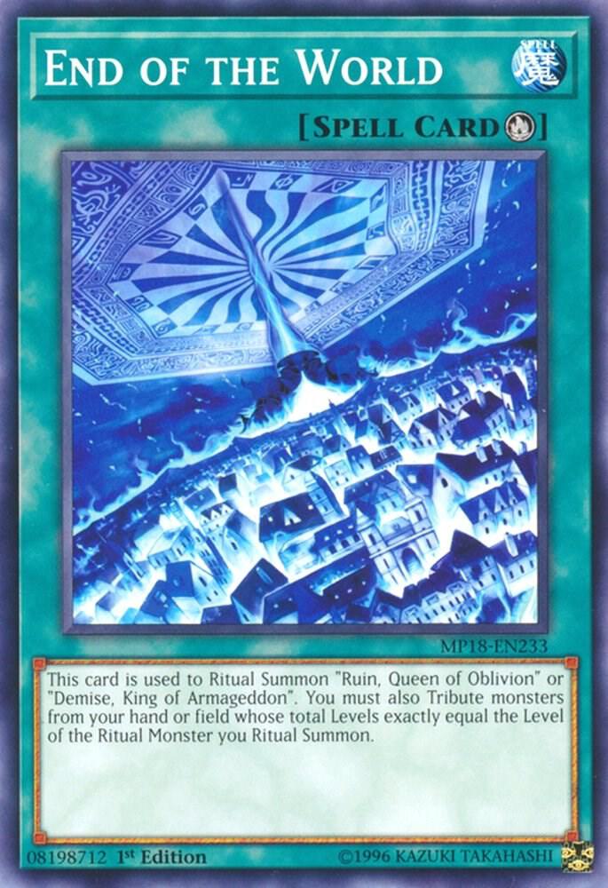 End of the World MP18-EN233 card from 2018 Mega-Tins Mega Pack