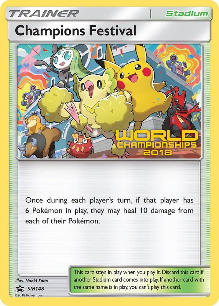 Champions Festival (World Championships 2018) SM148 card from SM Promos