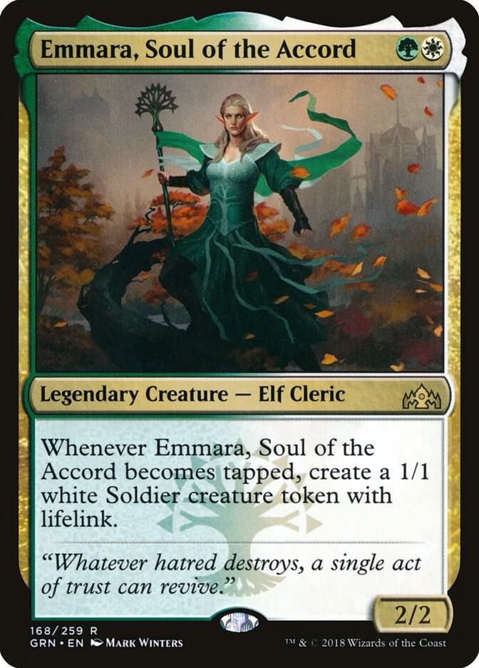 Emmara, Soul of the Accord 168 card from Guilds of Ravnica