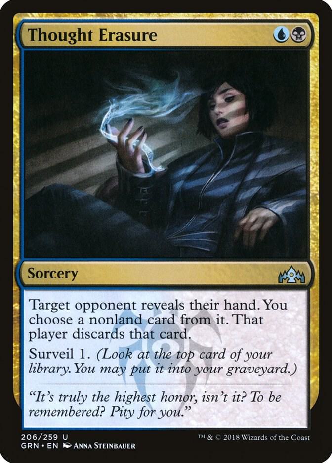 Thought Erasure 206 card from Guilds of Ravnica