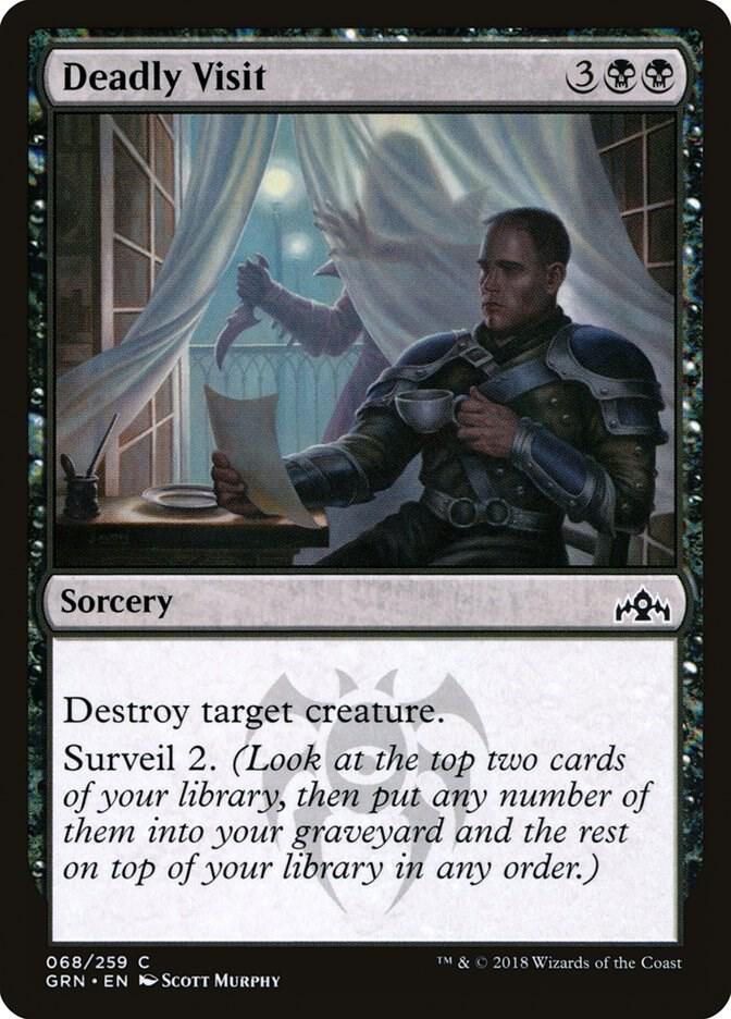 Deadly Visit 68 card from Guilds of Ravnica