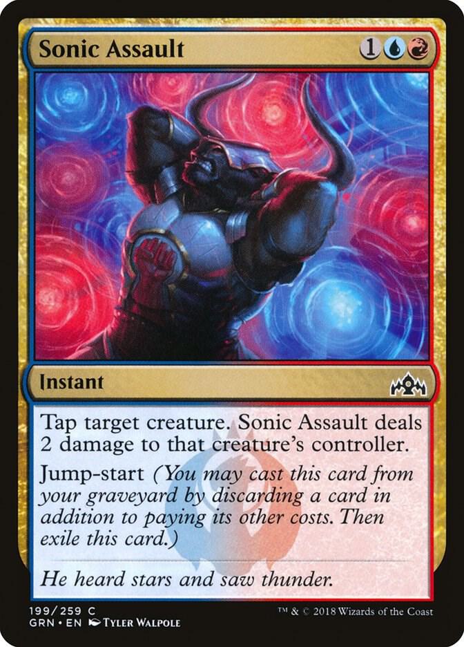 Sonic Assault 199 card from Guilds of Ravnica