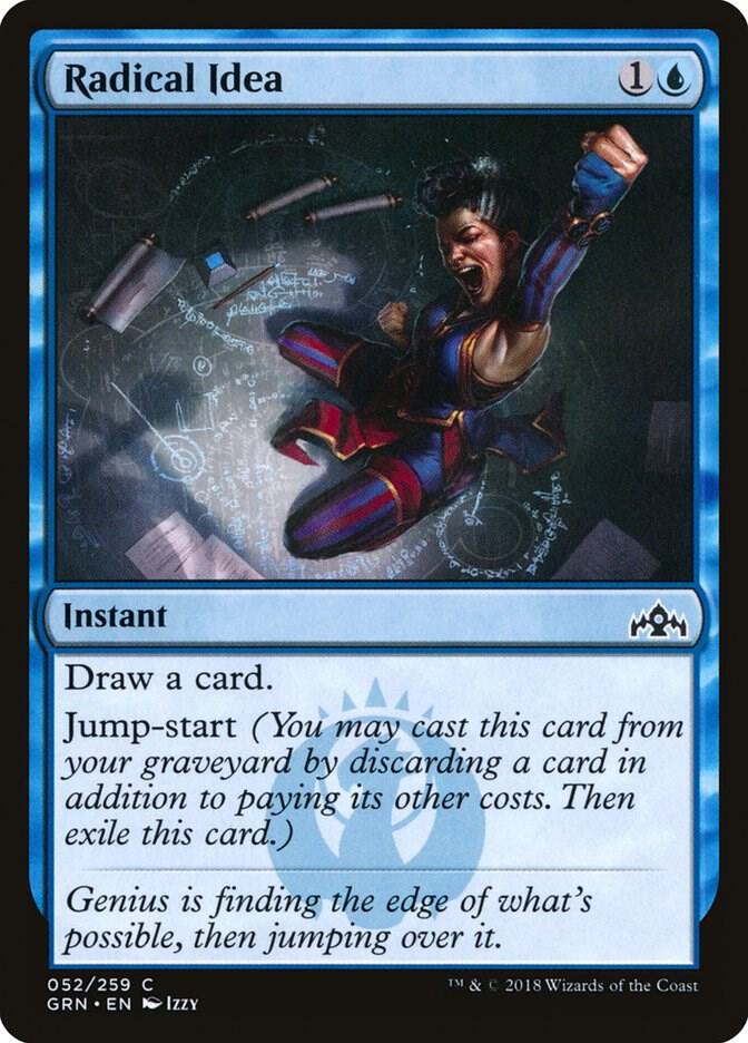 Radical Idea 52 card from Guilds of Ravnica