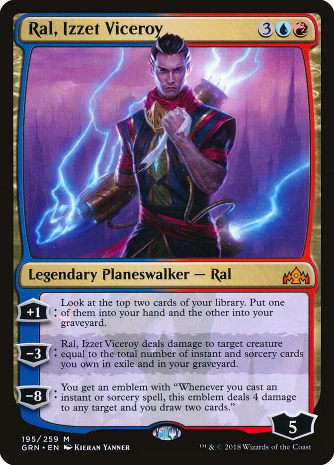 Ral, Izzet Viceroy 195 card from Guilds of Ravnica