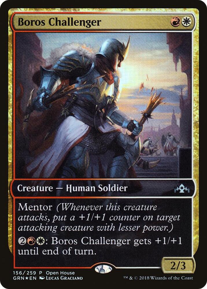 Boros Challenger 156 card from Open House Promos