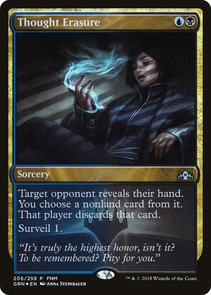 Thought Erasure 206 card from FNM Promos