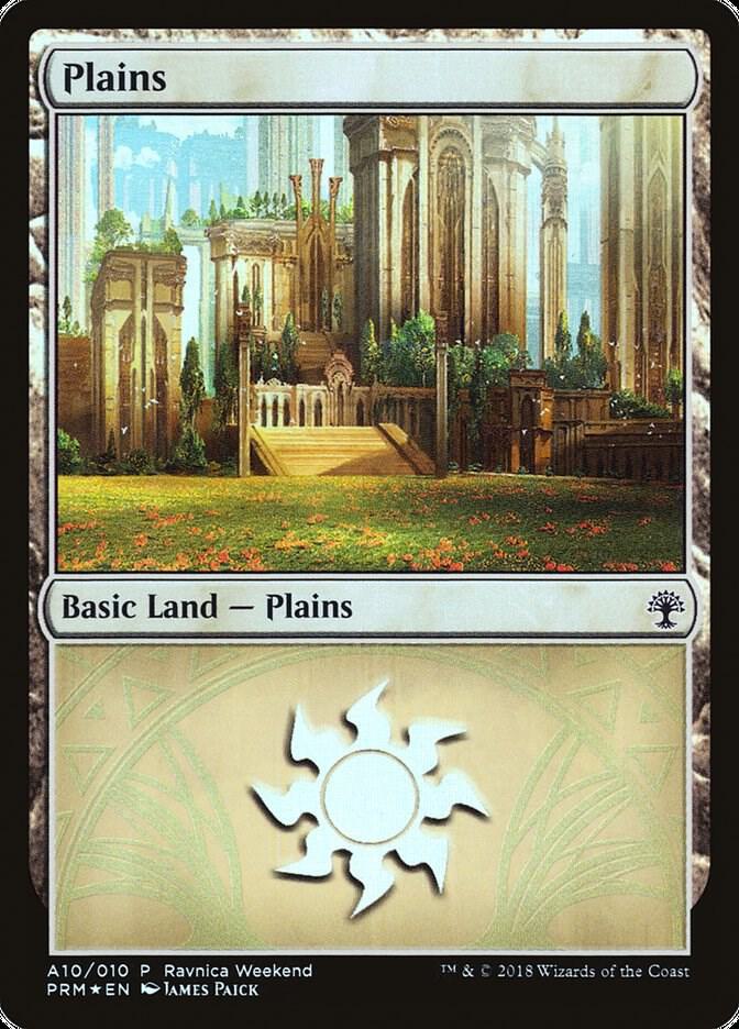 Plains - Selesnya (A10) 10 card from Launch Party & Release Event Promos