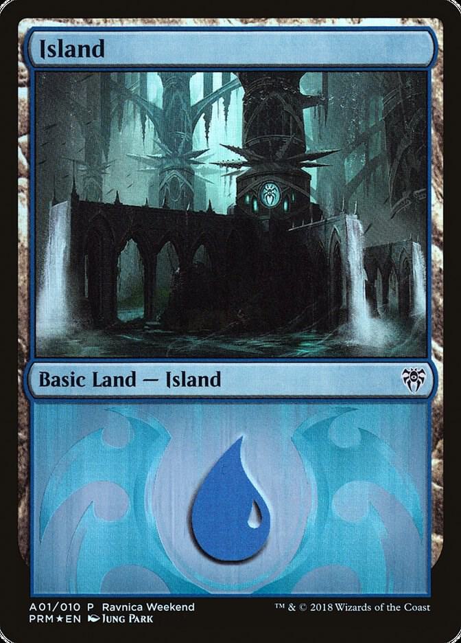 Island - Dimir (A01) 1 card from Launch Party & Release Event Promos