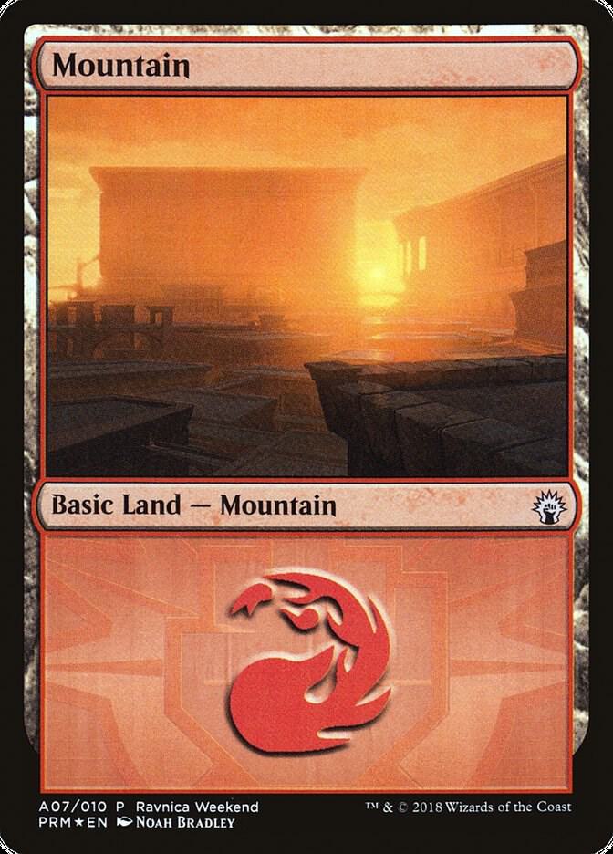 Mountain - Boros (A07) 7 card from Launch Party & Release Event Promos