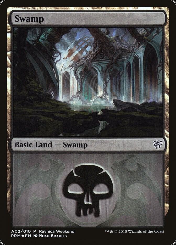 Swamp - Dimir (A02) 2 card from Launch Party & Release Event Promos