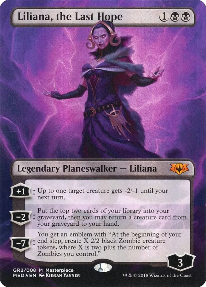 Liliana, the Last Hope GR2 card from Mythic Edition: Guilds of Ravnica