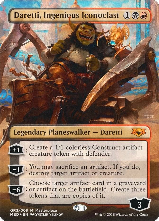 Daretti, Ingenious Iconoclast GR3 card from Mythic Edition: Guilds of Ravnica