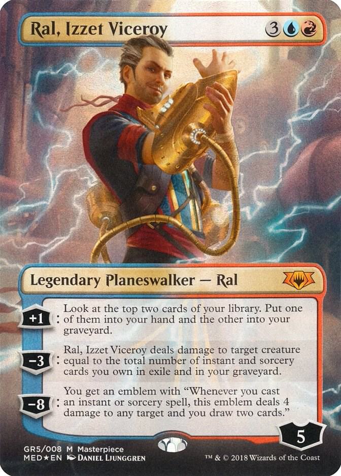Ral, Izzet Viceroy GR5 card from Mythic Edition: Guilds of Ravnica