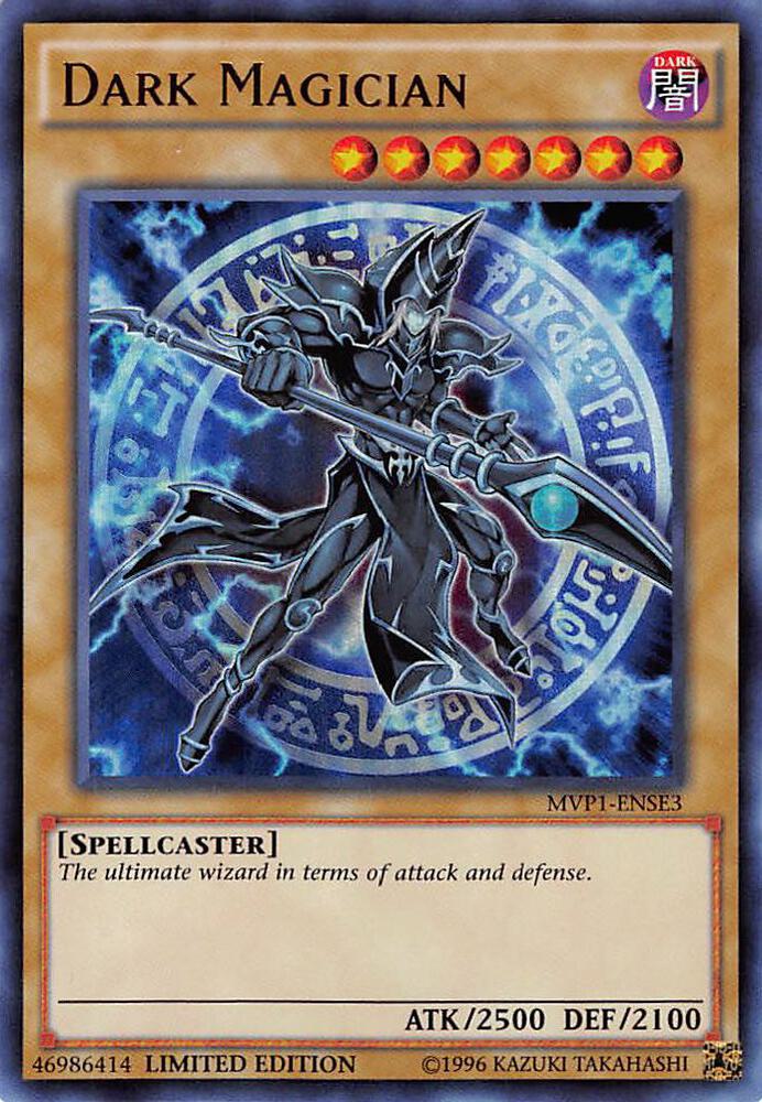 Dark Magician MVP1-ENSE3 card from The Dark Side of Dimensions Movie Pack: Special Edition