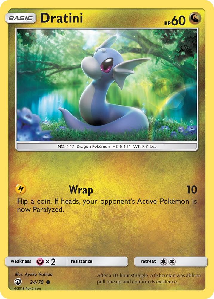 Dratini (34) 34/70 card from Dragon Majesty