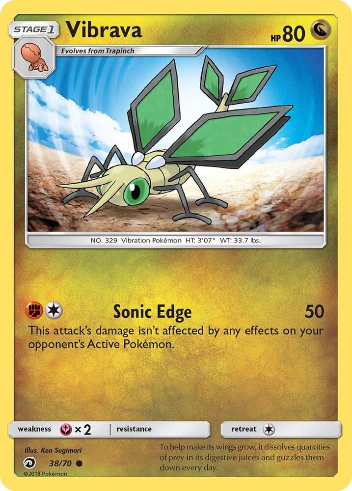 Vibrava 38/70 card from Dragon Majesty