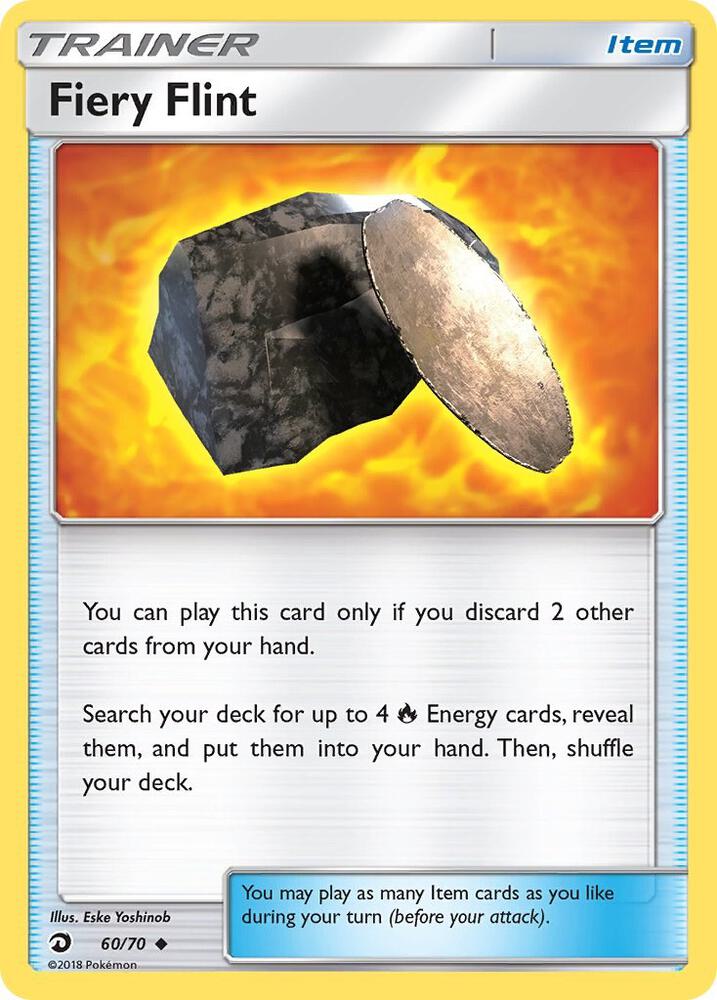 Fiery Flint 60/70 card from Dragon Majesty