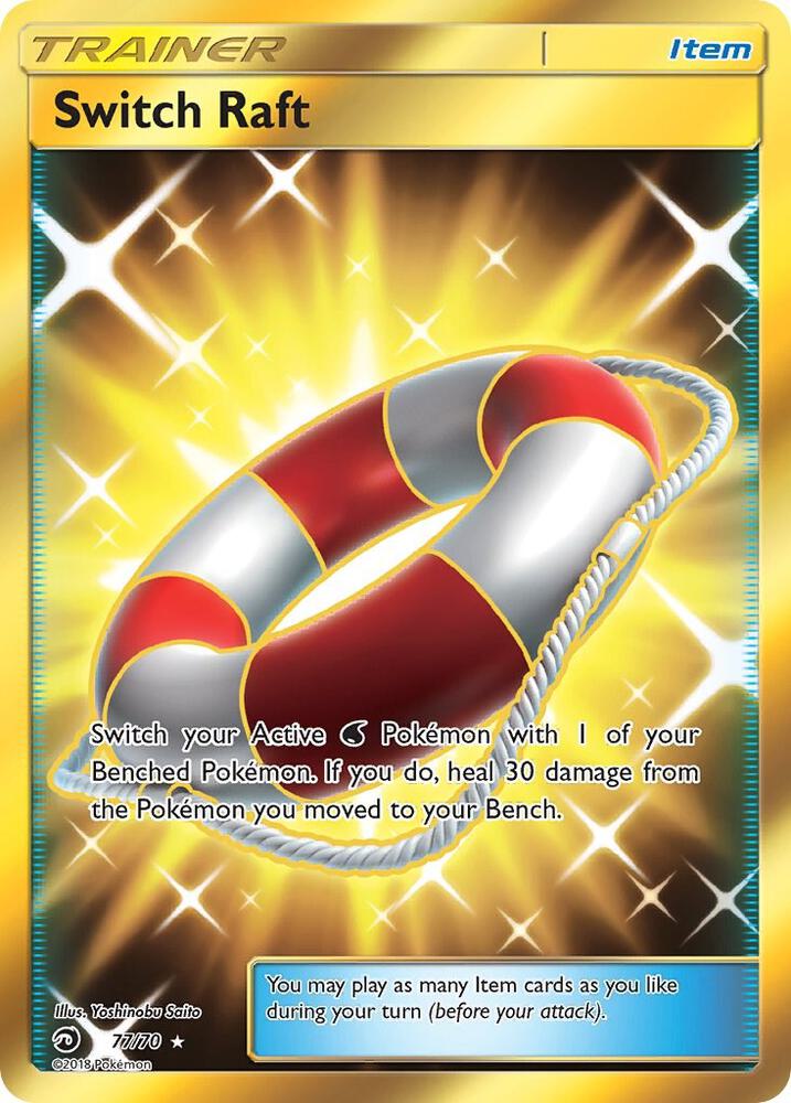 Switch Raft (Secret) 77/70 card from Dragon Majesty