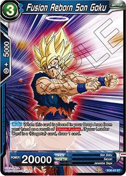 Fusion Reborn Son Goku SD6-03 card from Miraculous Revival