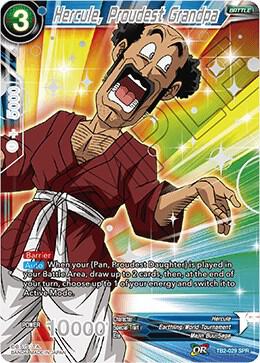 Hercule, Proudest Grandpa (SPR) TB2-029 card from World Martial Arts Tournament